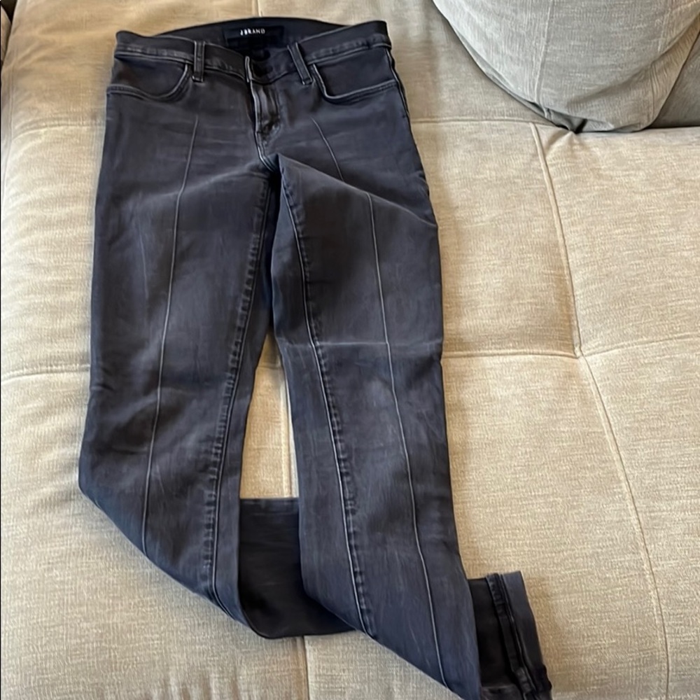 J Brand Maria High Rise Black Skinny Jean